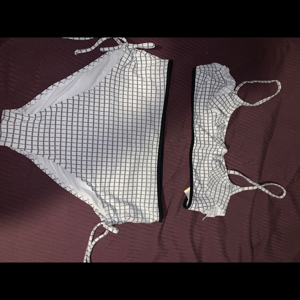 Gridded Swimsuit